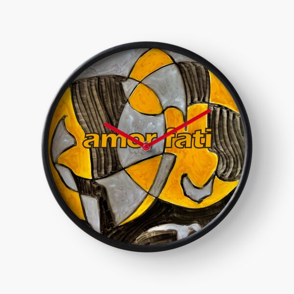 Amor Fati in Gold Clock