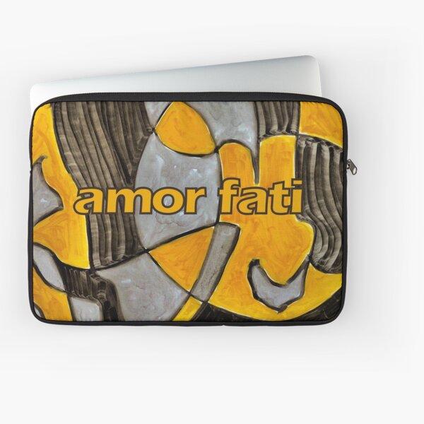 Amor Fati in Gold Laptop Sleeve