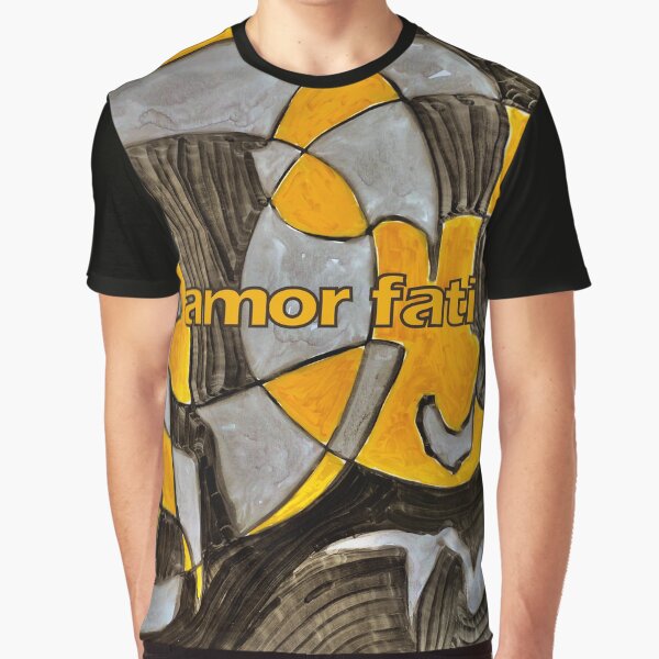 Amor Fati in Gold Graphic T-Shirt