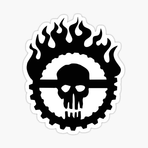 Guzzoline Robotics - Black Logo Sticker