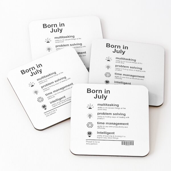 Item preview, Born In July Traits designed and sold by Dewirumbaina.