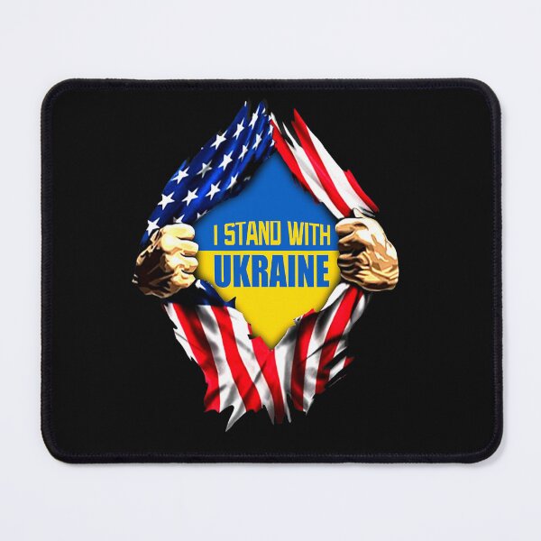 Item preview, Support I Stand With Ukraine American Flag Ukrainian Flag designed and sold by Lylyluta2017.