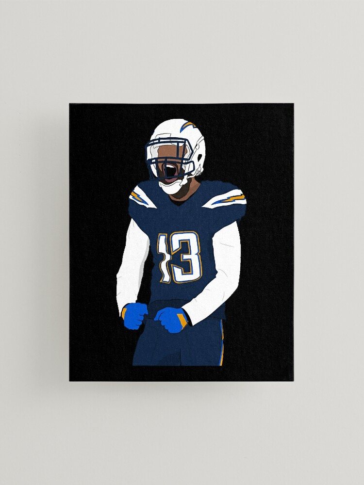 Keenan Allen Away Jersey Sticker for Sale by designsheaven