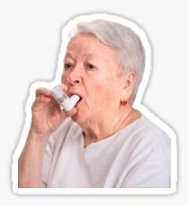 Wheezy Grandma Sticker