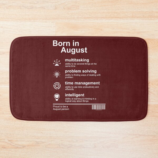 Item preview, Born In August Traits designed and sold by Dewirumbaina.