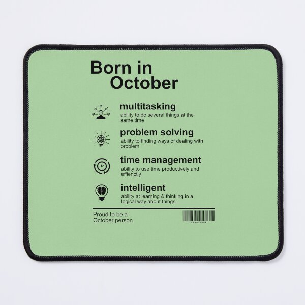 Item preview, Born In October Traits designed and sold by Dewirumbaina.