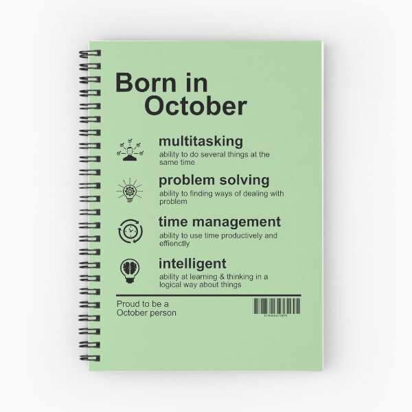 Item preview, Born In October Traits designed and sold by Dewirumbaina.