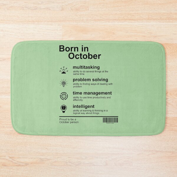 Item preview, Born In October Traits designed and sold by Dewirumbaina.