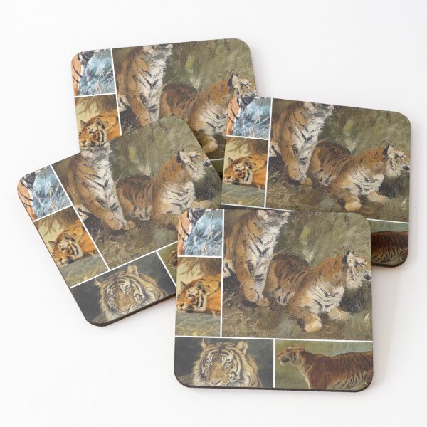 Item preview, Classical Tiger Paintings Montage Set #3 designed and sold by Krispsm.