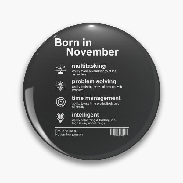 Item preview, Born In November Traits designed and sold by Dewirumbaina.