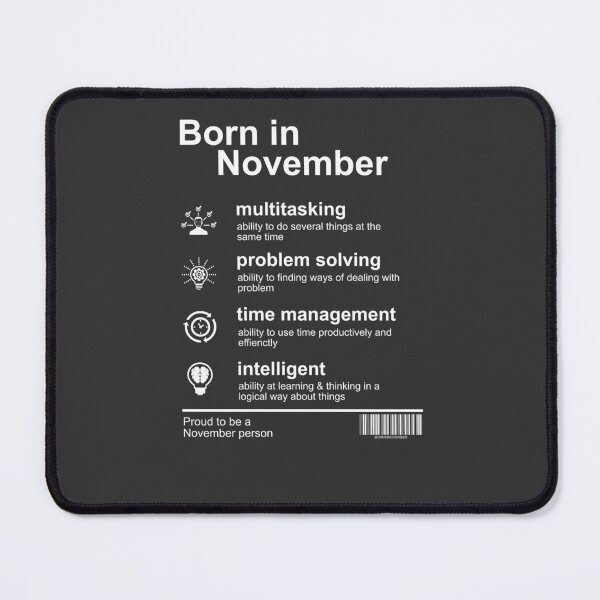 Item preview, Born In November Traits designed and sold by Dewirumbaina.