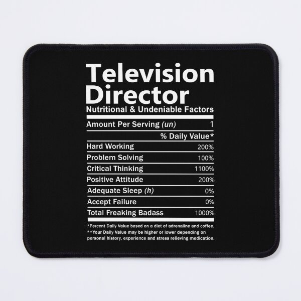 Item preview, Television Director T Shirt - Nutritional Daily Factors Job Gift Item Tee designed and sold by anthonyodo.