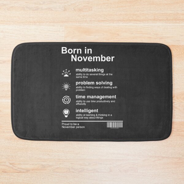 Item preview, Born In November Traits designed and sold by Dewirumbaina.