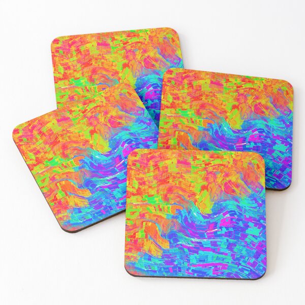 Item preview, pixel fire and water beach design designed and sold by MGuyerArt.