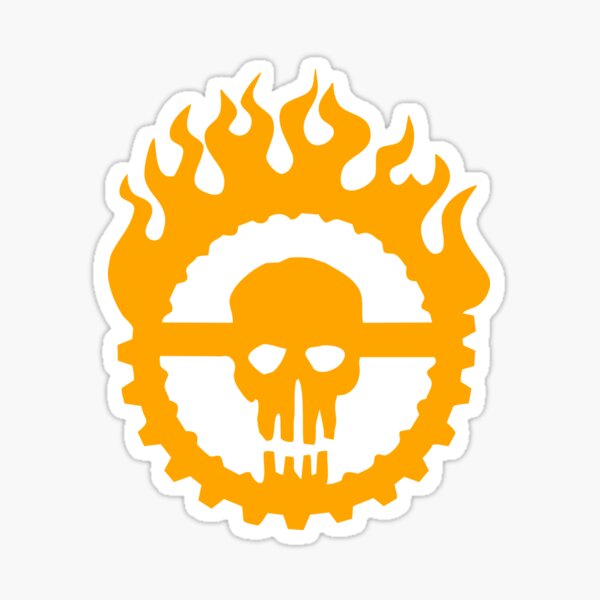 Guzzoline Robotics - Orange Logo Sticker