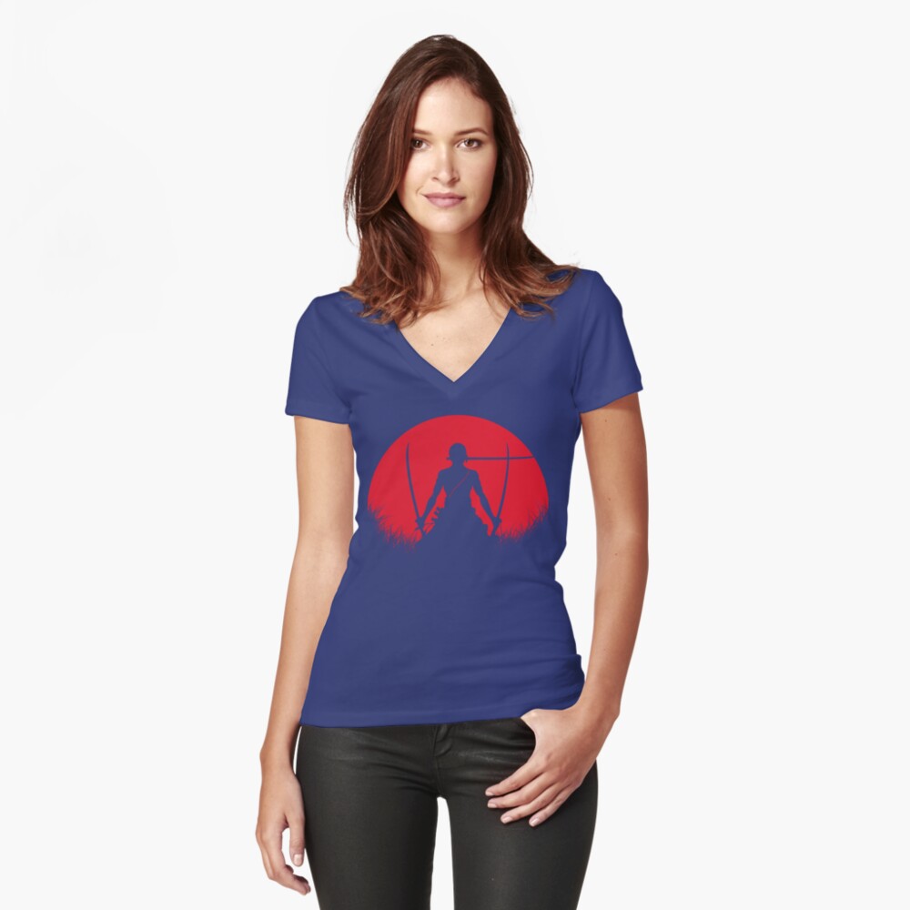 Artikel-Vorschau von Tailliertes T-Shirt mit V-Ausschnitt, designt und verkauft von NancyScCYS.