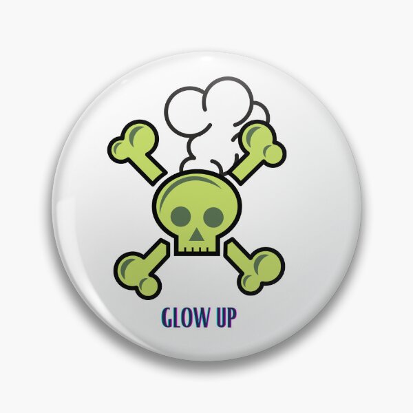 Item preview, Glow up skull designed and sold by cupcakett.