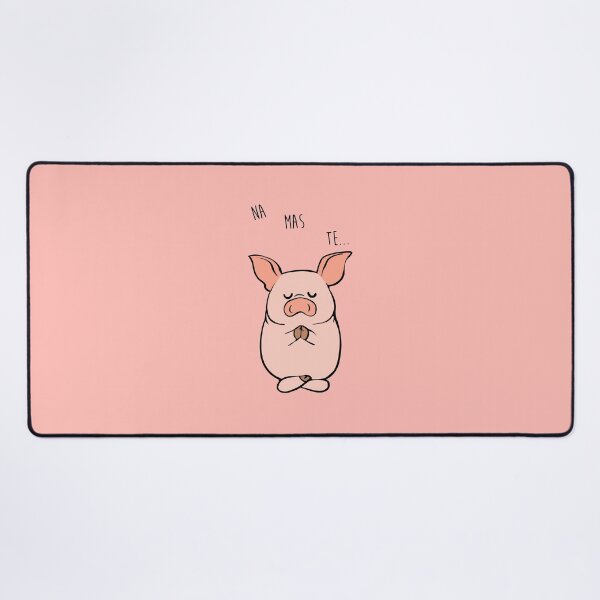 Item preview, NAMASTE Pig designed and sold by Huebucket.