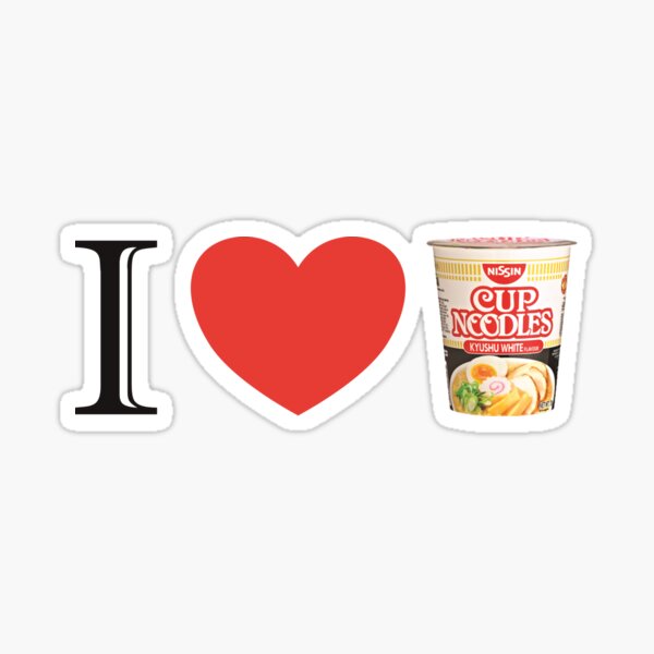 Cup Noodle Waterproof Sticker – Oki Social Store