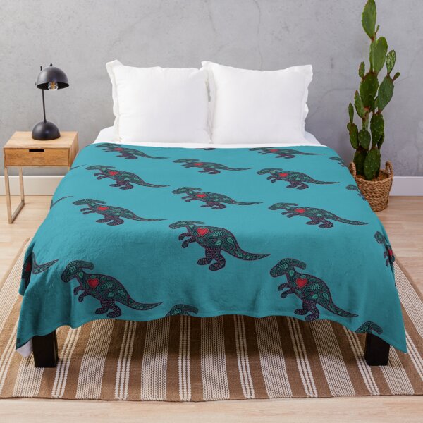 Artikelvorschau, Parasaurolophus im Volkskunststil entworfen und verkauft von EmyBeeDesigns.
