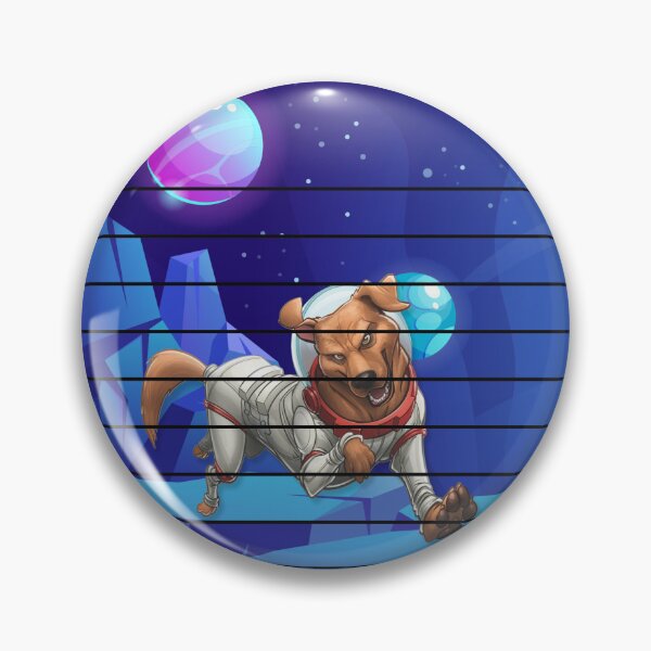 Item preview, Space Dog Retro Astronaut designed and sold by Abrahamtom.