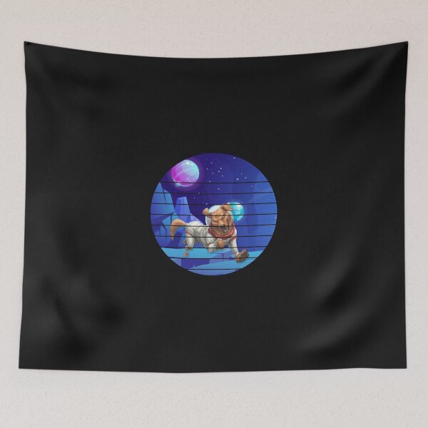 Item preview, Space Dog Retro Astronaut designed and sold by Abrahamtom.