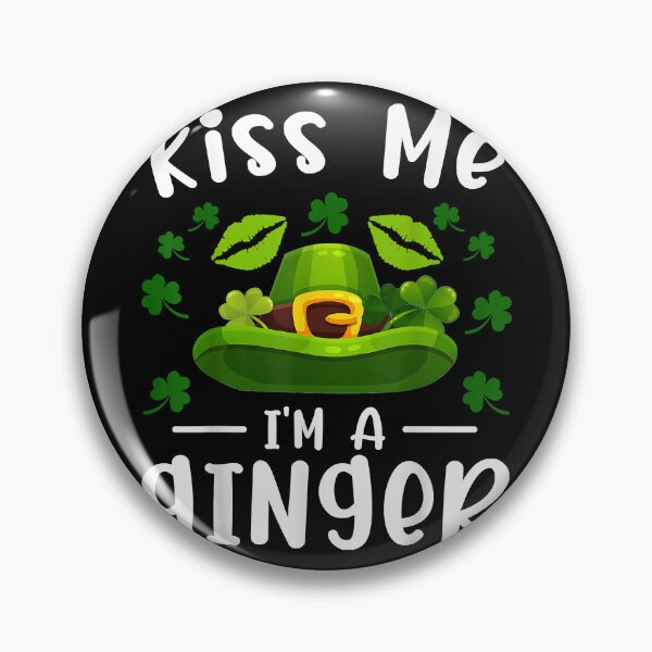 Item preview, Kiss Me I'm A Ginger Redhead Irish St. Patrick's Day Funny designed and sold by RosalindaRojas.