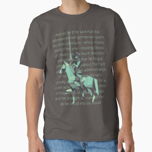 Aperçu de l'œuvre Citation de Don Quichotte créée et vendue par Unhinged Heather.