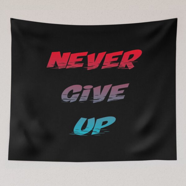 Item preview, Never give up gym motivation workout motivation illustration premium design  designed and sold by truemoneyman.