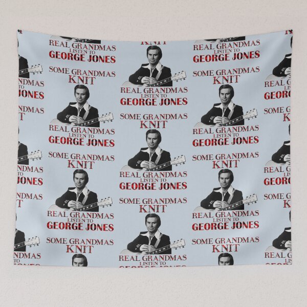 Item preview, Some Grandmas Knit Real Grandmas Listen to George Jones designed and sold by Sebastianart5.