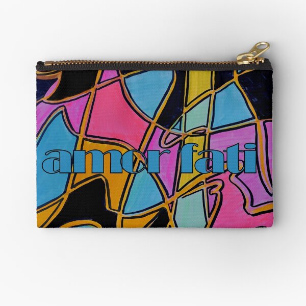 Square Amor Fati Zipper Pouch