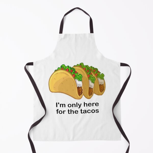 Item preview, I'm only here for the tacos: funny, humorous but oh, so truthful. Decor, accent piece, gift idea designed and sold by Becky Hunter.