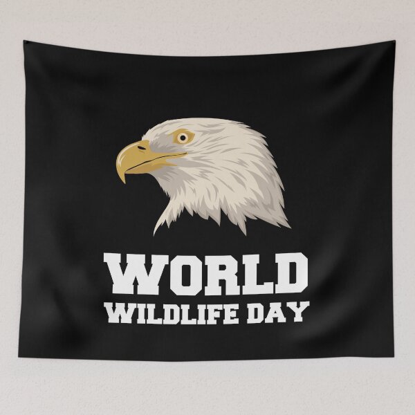 Item preview, WORLD WILDLIFE DAY designed and sold by Wooden-rack.