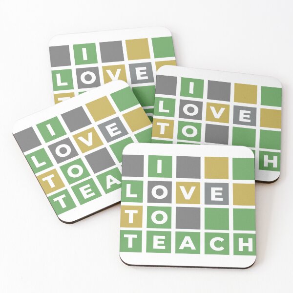 Item preview, Wordle-Inspired - I Love to Teach designed and sold by Culture2Design.