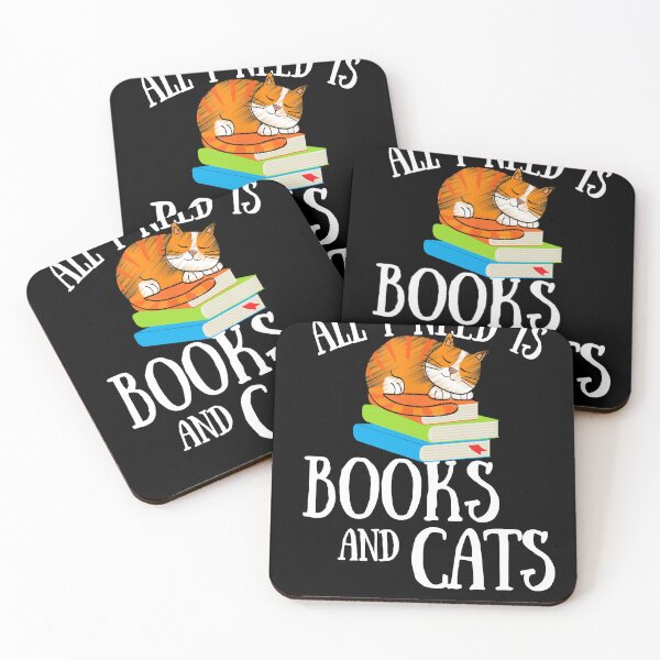 Item preview, Reading Quote All I Need Is Books And Cats Cat Kitten Reader designed and sold by fostebris.