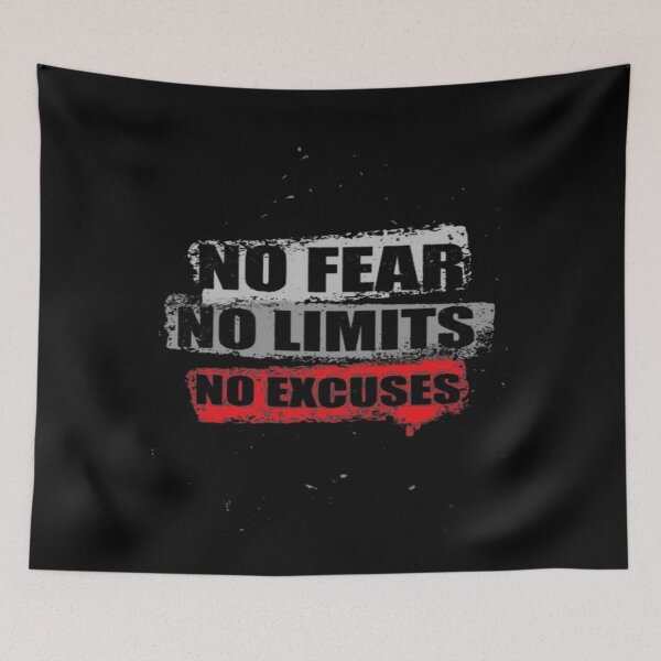 Item preview, No fear no limits no excuse illustration premium design  designed and sold by truemoneyman.