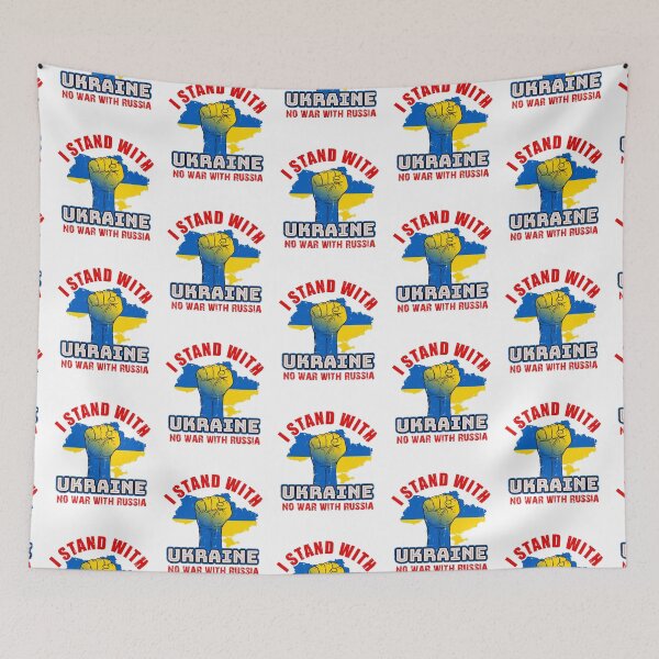 Item preview, I Stand With Ukraine-No War With Russia designed and sold by BRtisticDesigns.