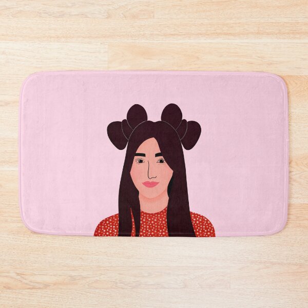 Item preview, Teenage Girl in Half up Top Knot Hairstyle in Polka Dotted Summer Dress designed and sold by NAYANA S KUMAR.