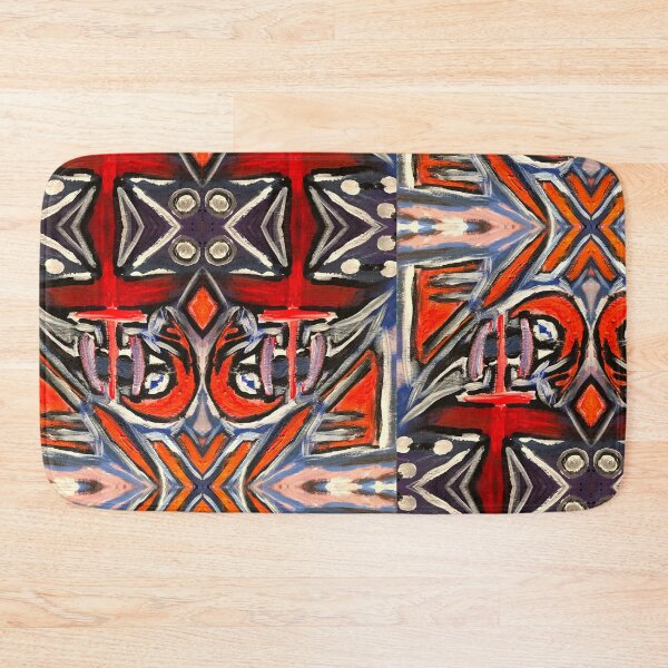 Item preview, Abstract Orange and Red Kaleidoscope Pattern designed and sold by JTony.