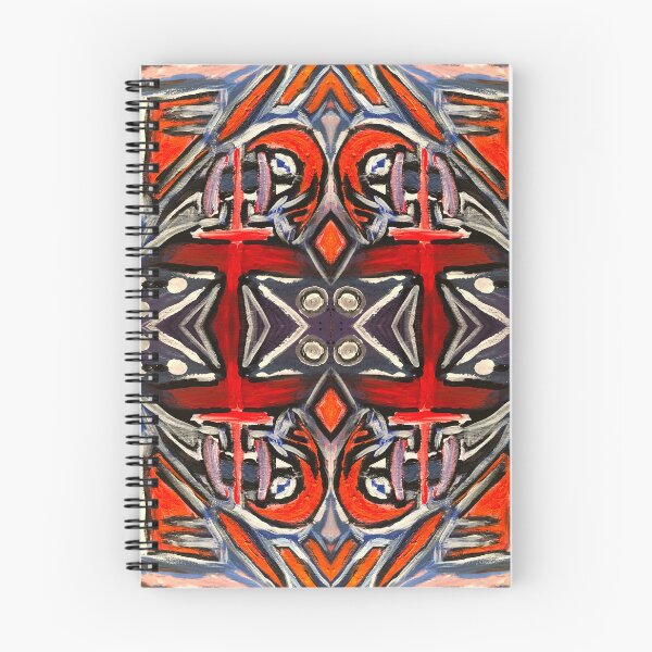 Item preview, Abstract Orange and Red Kaleidoscope Pattern designed and sold by JTony.
