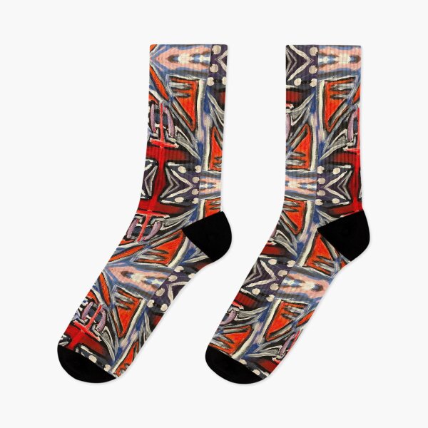 Item preview, Abstract Orange and Red Kaleidoscope Pattern designed and sold by JTony.