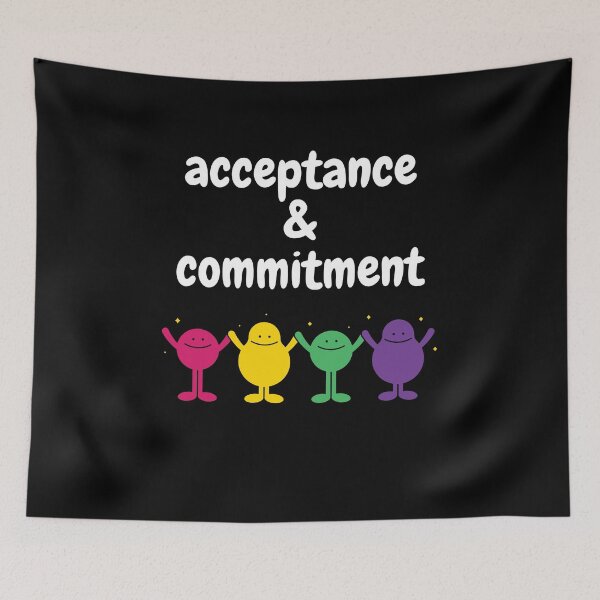 Item preview, Acceptance And Commitment,Cartoon Characters Holding Hands,Walk Forward designed and sold by stamppiyathat.