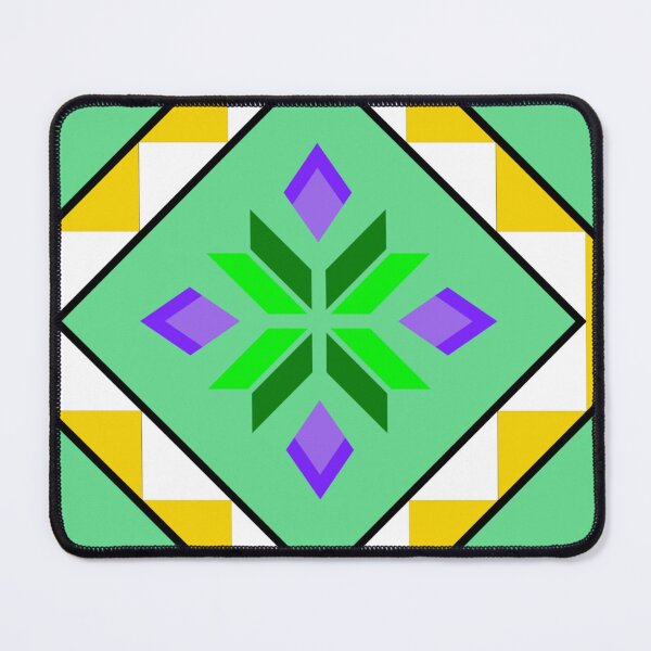 Item preview, Colorful flower geometric pattern  designed and sold by eyemilin.