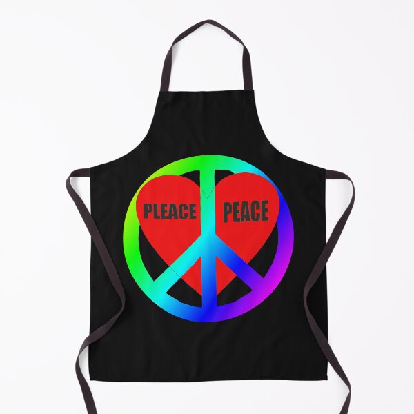 Item preview, Pleace Peace - peace - heart - peace sign colorful designed and sold by kreawusel-bin.