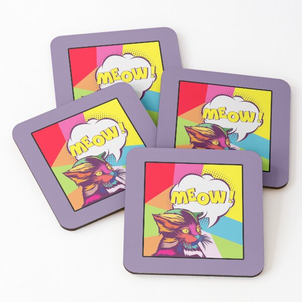 Artikelvorschau, Kitty Meow Pop Art entworfen und verkauft von VitezCrni.