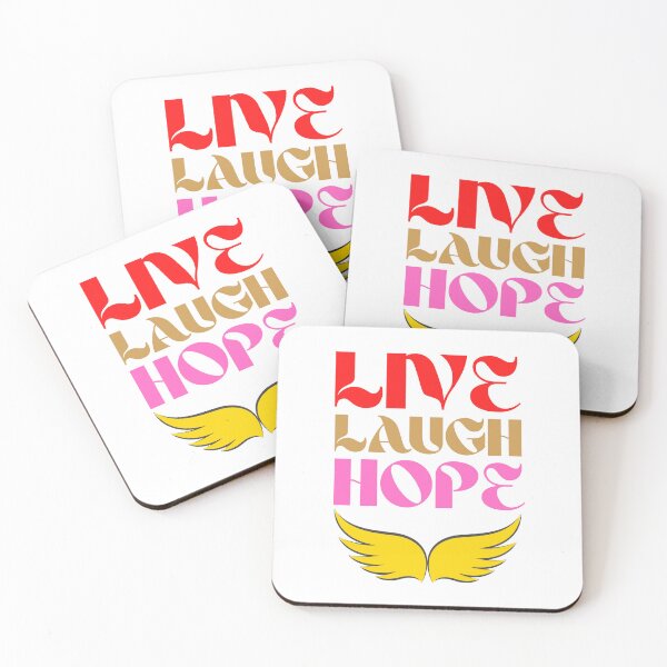 Item preview, Live Laugh Hope - Short Motivational Phrase | Colorful Stylish Hope Typography designed and sold by Delandor.