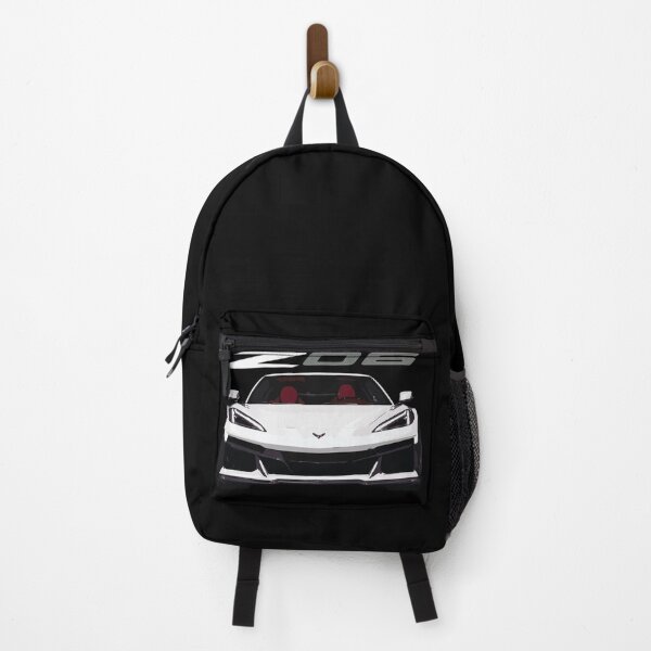 Item preview, C8 Arctic White Z06 c8r graphic car line art designed and sold by cowtownCOWBOY.