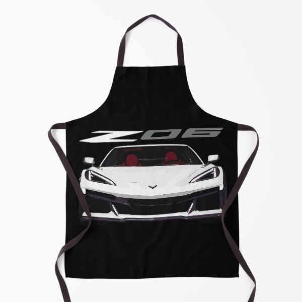 Item preview, C8 Arctic White Z06 c8r graphic car line art designed and sold by cowtownCOWBOY.