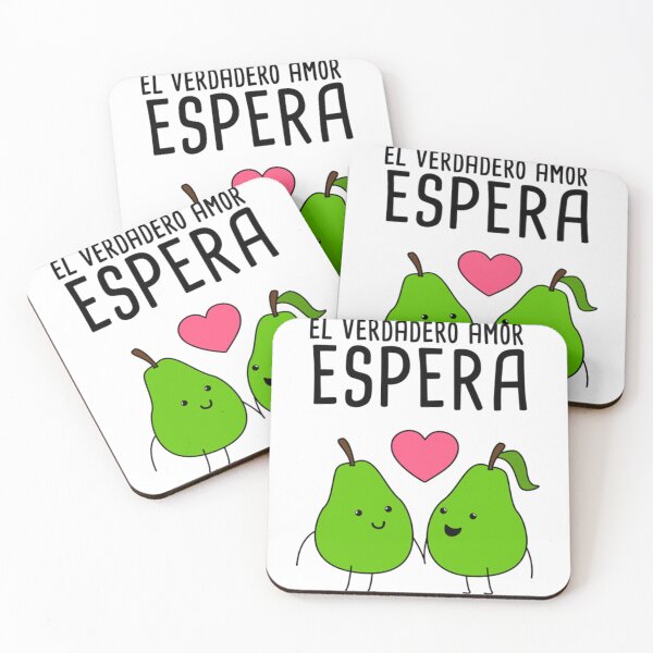 Item preview, El Verdadero Amor Espera Spanish Pun designed and sold by DimatiaLazat.