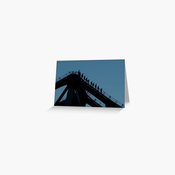 Storey Bridge Climbers Greeting Card